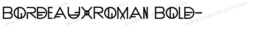 BordeauxRoman Bold字体转换